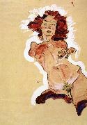 Egon Schiele Female Nude oil painting artist